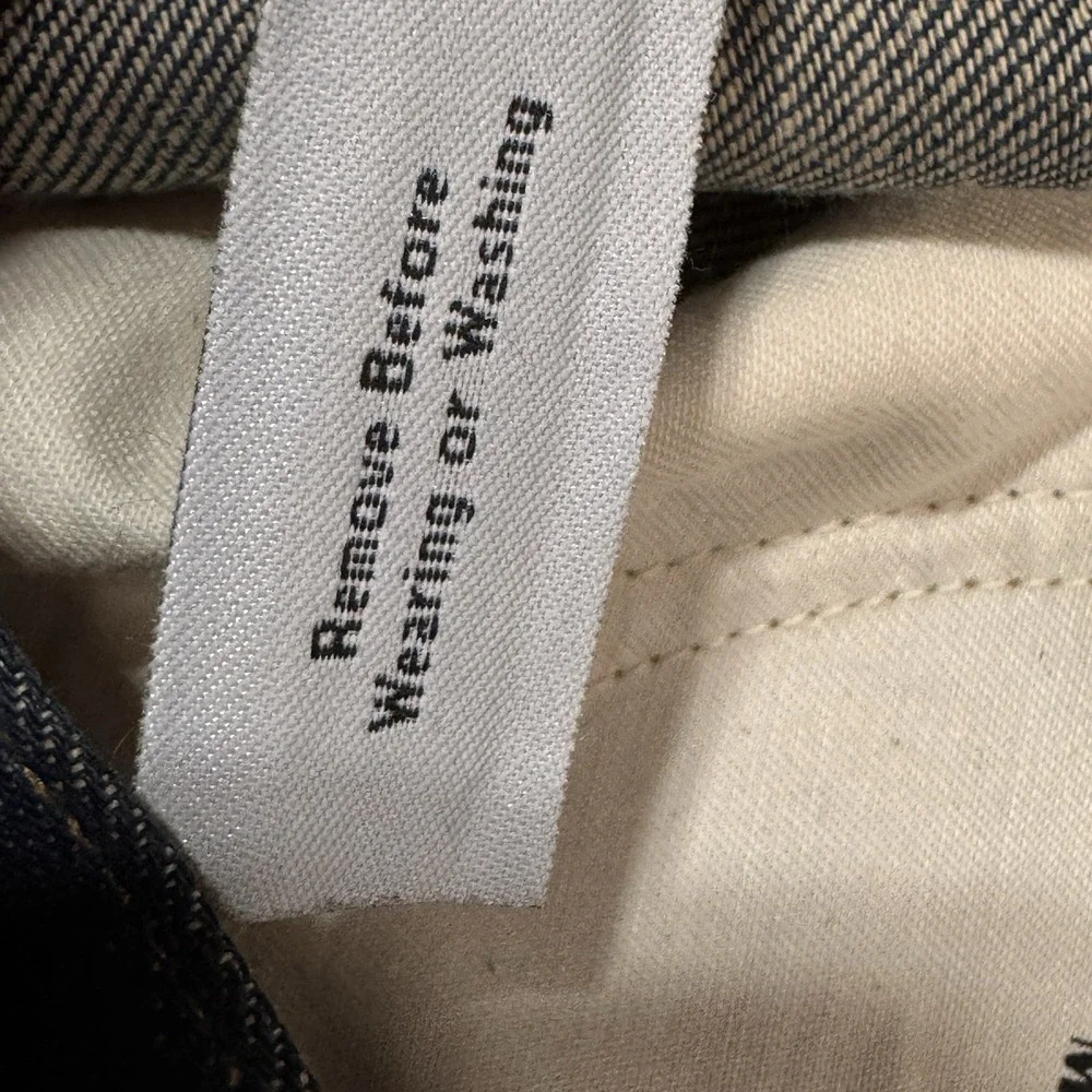 Wallace & Barnes Selvedge Jeans Mens 28x32 Indigo Raw‎ Japanese Denim Workwear